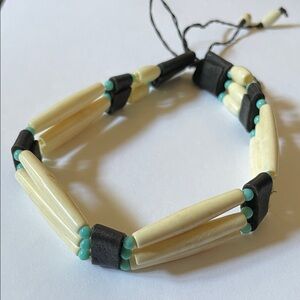 3-Strand Traditional Buffalo Hairpipe Bone Bead Choker